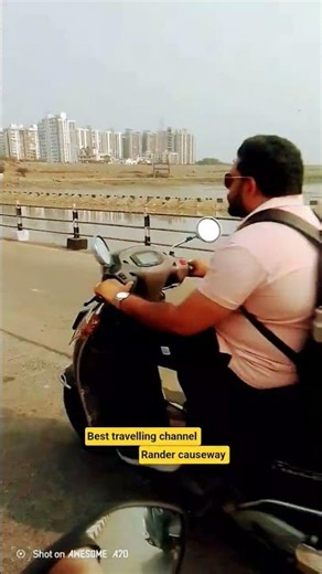 Day 98 Rander road causeway visit today guys #shorts #trending #viral 🎉🎉🎉