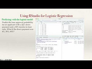 Using RStudio to Estimate a Logistic Model