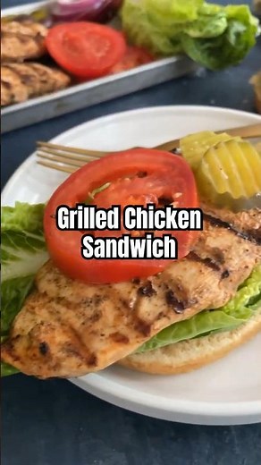 Juicy Grilled Chicken Sandwich in Minutes