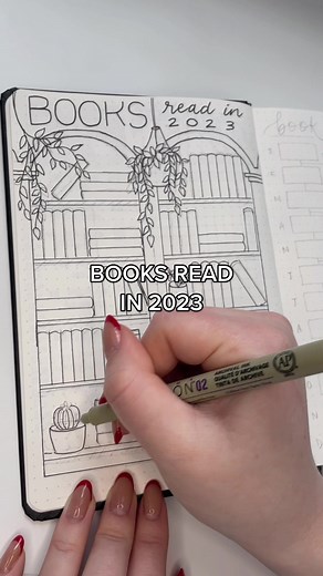 2023 Bullet Journal Bookshelf Inspiration