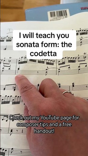 Sonata form: the codetta #musictheory #sonata #pianosonata #classicalmusic #musictheorylessons