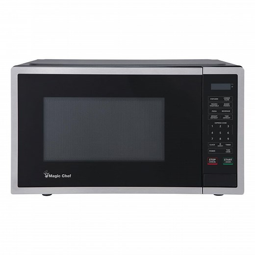 Reviews for Magic Chef 0.9 cu. ft. 900-Watt Countertop Microwave in Stainless Steel | Pg 1 - The Home Depot