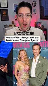 47K views · 601 reactions | Ryan Reynolds might have secretly mocked Justin Baldoni in Deadpool 3 and now Baldoni’s lawyer is firing back (Sources: /Film, NY Post, Megyn Kelly) | Pop Culture Brain | Facebook