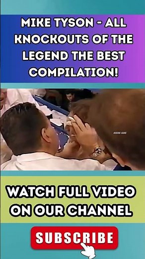 Mike Tyson - All KNOCKOUTS of the Legend: The Best Compilation! 3