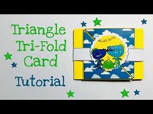 Triangle Tri-Fold Card [tutorial | deutsch]