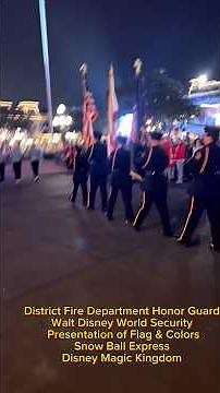 District Fire Honor Guard Walt Disney World Security Gary Sinise Foundation Snowball Express