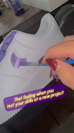 Jamie Lombas Lloyd on Instagram: "Artists supporting other artists is what it’s all about!! Theresa Phillips is about to be 2 stepping on the avenue in some custom Mardi Gras AF1 💜💚💛 ** I’ll post the completed look later on**"