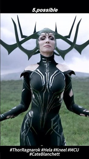 #movie "KNEEL" | Hela's Iconic Entrance - Thor: Ragnarok Scene Breakdown 🔥👑#movie