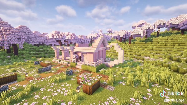 Construyendo otro Cat Café en Minecraft