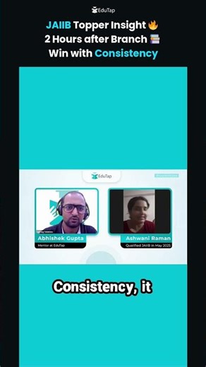 JAIIB Topper Reveals After-Work Study Strategy | 2 Hours Daily Consistency That Works