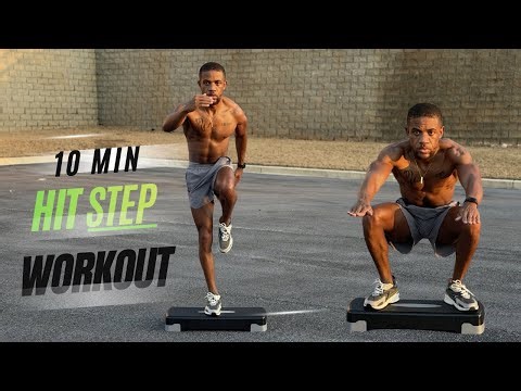 10 Mins Full Body Hit Step Workout To Get You Shredded Fast! Build Muscle, Strength & Burn Fat!