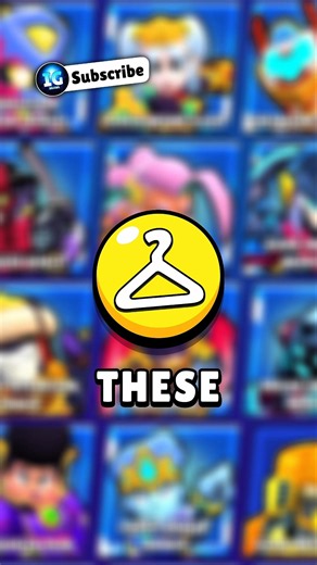MOST USED LEGENDARY SKINS IN BRAWL STARS!