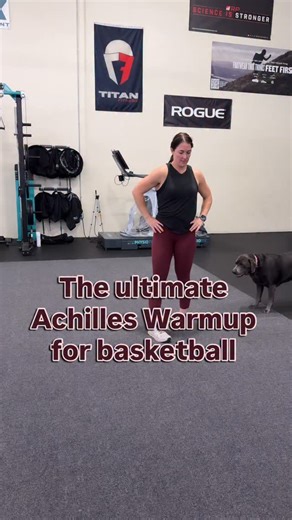 Tag a basketball player who needs this Achilles warm-up 👇🏻 As a physical therapist who’s torn my Achilles twice, I’ve made it my mission to specialize in Achilles rehab—because there are far too many therapists who don’t know how to properly load, strengthen, or warm up this tendon for the demands of sport. In basketball, the ankle moves in every direction—so the Achilles is constantly being challenged in multiple planes. It needs to be mobile enough to allow jumping, running, and landing with