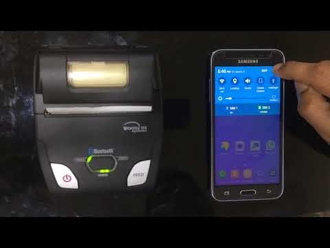 How to use woosim Bluetooth printer with Weibex ERP software