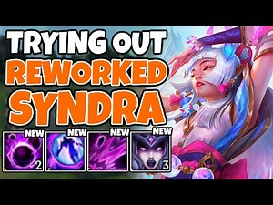 I tried REWORKED SYNDRA. Q has 2 CHARGES NOW? | New Syndra Update | 12.19 - League of Legends