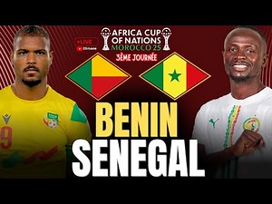 🔴🇧🇯🇸🇳 BÉNIN – SÉNÉGAL LIVE | LES LIONS VISENT LA 1ʳᵉ PLACE + BOTSWANA – RDC | CAN 2025