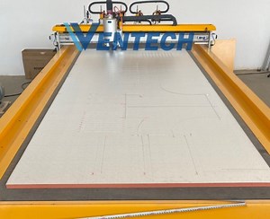 [Hot Item] Pre Insulated Sandwich Duct Panel Grooving Machine Straight Round Duct Cutting