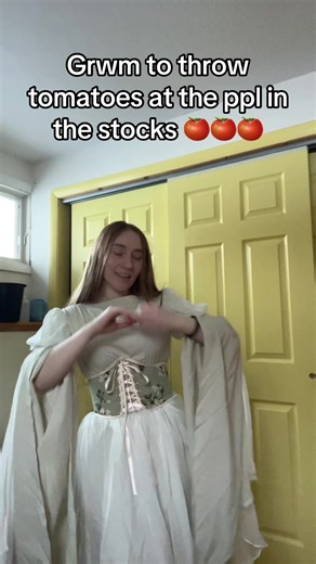 Medieval Makeup for a Princess at the Stocks