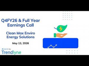 Clean Max Enviro Energy Solutions Earnings Call for Q4FY26 & Full Year