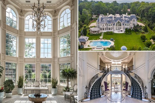 A New Jersey mansion with 2 bars and 3 pools has sold for $17.7M — the state’s priciest deal in 3 years
