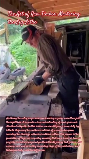 The Art of Raw Timber: Mastering the Log Lathe
