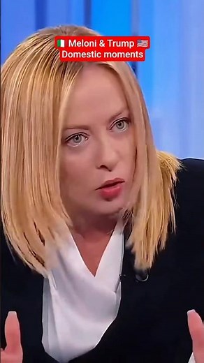 🇺🇸President Donald Trump and 🇮🇹 Prime Minister Giorgia Meloni meeting 🔥