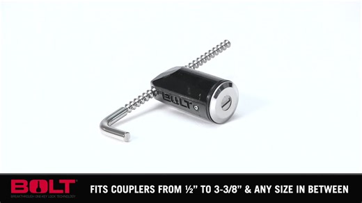 Make towing easy! The BOLT Coupler Pin Lock is an easy and convenient solution to locking up your trailers and boats. Plus you only have to use one key- your ignition key! 👍🔐 | BOLT Lock