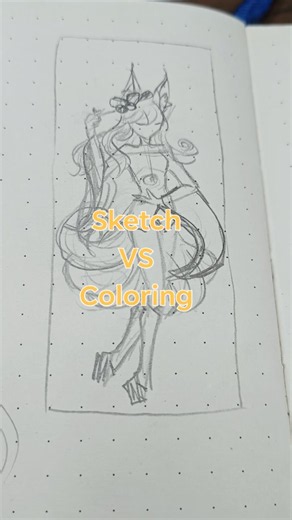 Draft VS Final Results ✨ | #sketchvsfinal