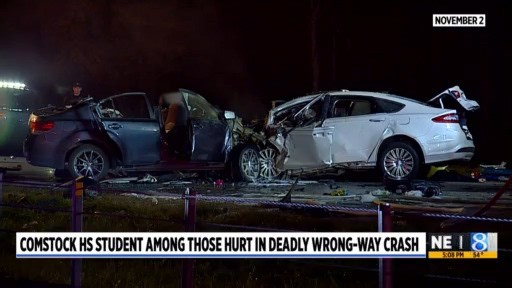 Comstock HS student among those hurt in deadly wrong-way crash