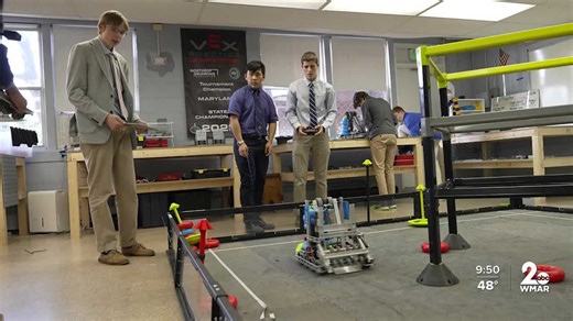 Loyola's Robotics clubs teaches students how to think fast and problem solve