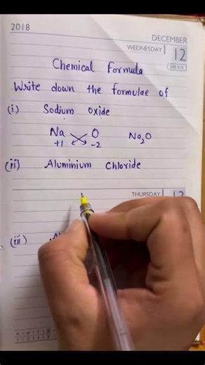 How to write chemical formulas #chemistry #education #ytshorts #science #usa