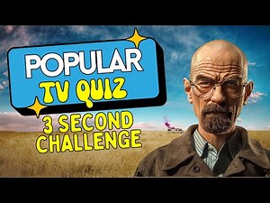 Guess The POPULAR TV Show in 3 Seconds | Fun Quizzy Springs Challenge With Your Host: Walter White