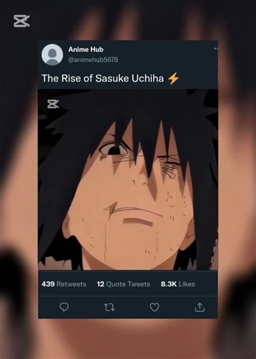 The Rise of Sasuke Uchiha ⚡ #anime #animeedit #naruto #sasuke