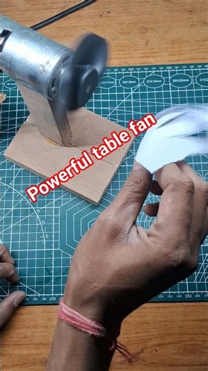how to make small and powerful table fan #DIY creative project #shorts #viralshorts #reels
