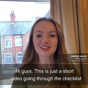 30K views · 13 reactions | The UCAS application deadline has been extended until Friday 29 January and DMU vlogger, Sorrel, has created a handy checklist to help you with your application. You can also find helpful tips and guidance on the UCAS application process with our bespoke Student Toolkit. | De Montfort University Leicester (DMU) | Facebook