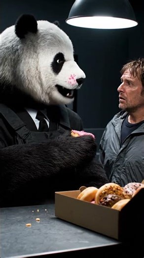 Panda FBI Agent Eats Donuts Mid-Interrogation | Nebula Shots