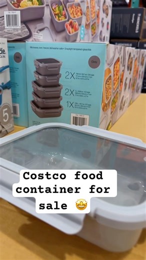 Amazing deals for food containers at Costco! 🤩#costco #shopping#kitchenitems#youtubeshorts