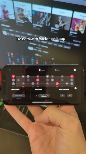 backing tracks app called Backtrackit #guitar #guitarist #app
