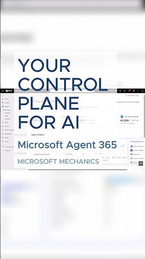 Control all AI agents in one place. #Microsoft365 #AIAgents #MicrosoftAgent365 #EnterpriseAI