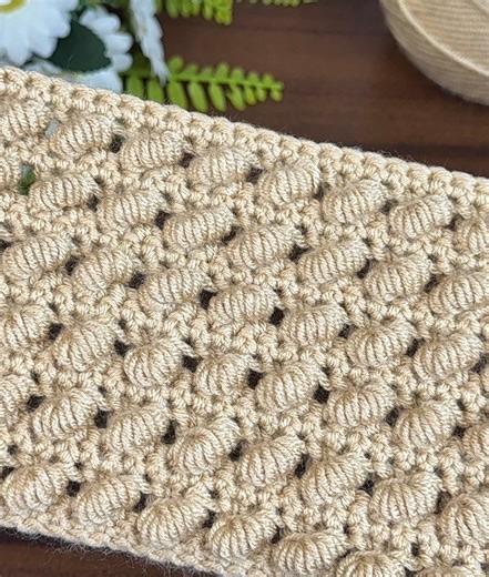 5.1K views · 45 reactions | Beginner-Friendly Crochet Snail Stitch  | Cute & Versatile Pattern Tutorial | Knitting workshop | Facebook