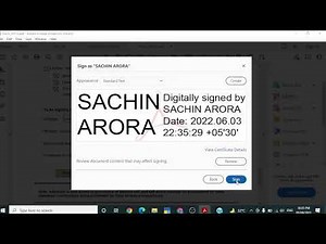 HOW TO ATTACH DIGITAL SIGNATURE (DSC) IN ANY FORM LIKE SPICE FORMS | MCA FORMS | ANY PDF