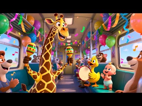 Train Ride Number Fun 🚆🔢 | Fun Numbers Song for Kids | Playful Nursery Rhyme