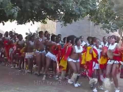 "reed dance" an Zulu tradition