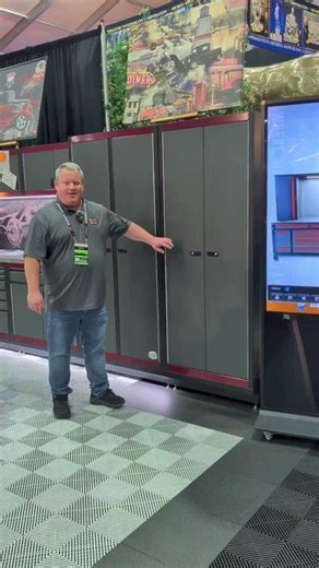 A closer look at our Pack-Out Cabinets - straight from the engineer who designed them. South Forty engineer Mike Rawlins breaks down what makes these cabinets different: • 16-gauge steel construction for real-world durability • Slide-out shelves designed to lock Pack-Outs in place so nothing shifts in transit • Built for garages, trailers, and mobile setups that demand organization, strength, and efficiency • Finished in custom powder coat colors to match your space, brand, or team This isn’t st