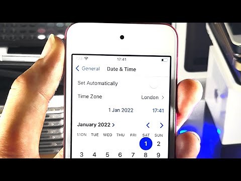 How To Change the Time on any iPod Touch model | Full Tutorial