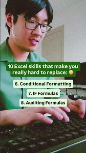 10 Excel skills that make you hard to replace 😳