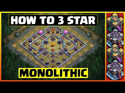 How To 3 Star Monolithic Clash of Clans | COC Monolithic | (Clash of Clans)