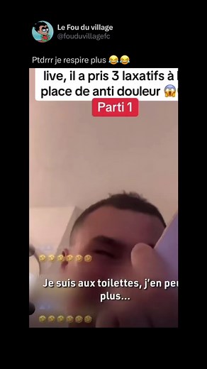 Ça me foudroie 😂😂 (lui aussi) - - - - #humour #drole #blague #tiktok #caca #prank | Fou DuVillage