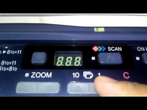 Desbloqueo del cilindro de copiadora Sharp Al 2040CS