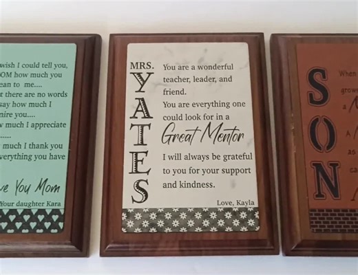 Engraved Wood Plaque Pastor Gift: Personalized Custom Sign, PLP041 - Etsy